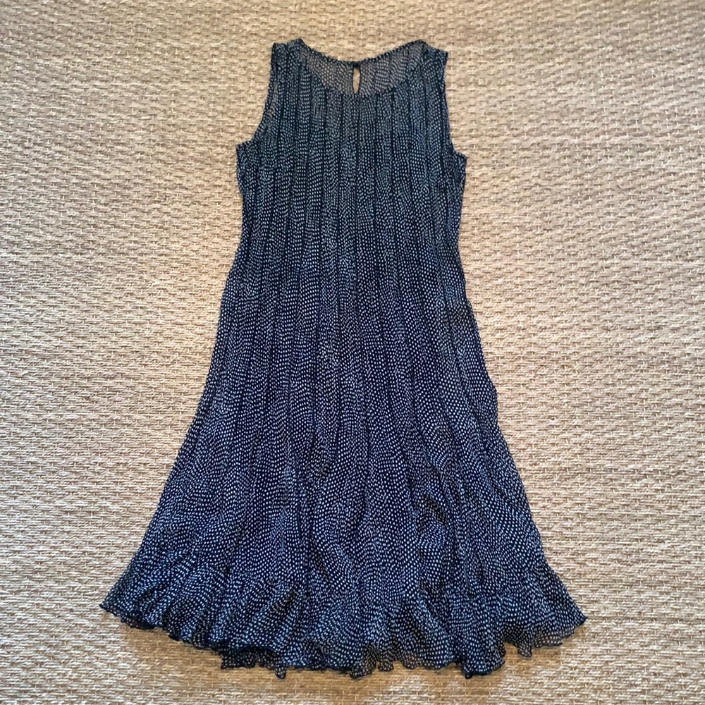 Polka Dotted Silk Dress